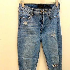 Jeans women Kendall + Kylie blue color